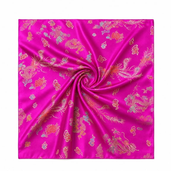Sedona Designz Chinese Dragon Brocade Fabric by The Yard | 45" Wide, 100% Polyester, Luxurious & Vibrant for Costumes, Quilting, Decor, and Crafts