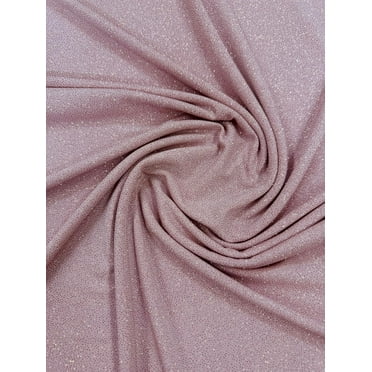 Sedona Designz Glitter ITY Fabric - 95% Polyester 5% Spandex | Sparkling Metallic Fabric for Crafting, Sewing, and DIY Projects | 58”/60” Width