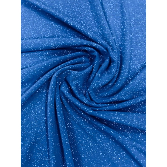 Sedona Designz Glitter ITY Fabric - 95% Polyester 5% Spandex | Sparkling Metallic Fabric for Crafting, Sewing, and DIY Projects | 58”/60” Width