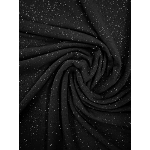 Sedona Designz Glitter ITY Fabric - 95% Polyester 5% Spandex | Sparkling Metallic Fabric for Crafting, Sewing, and DIY Projects | 58”/60” Width