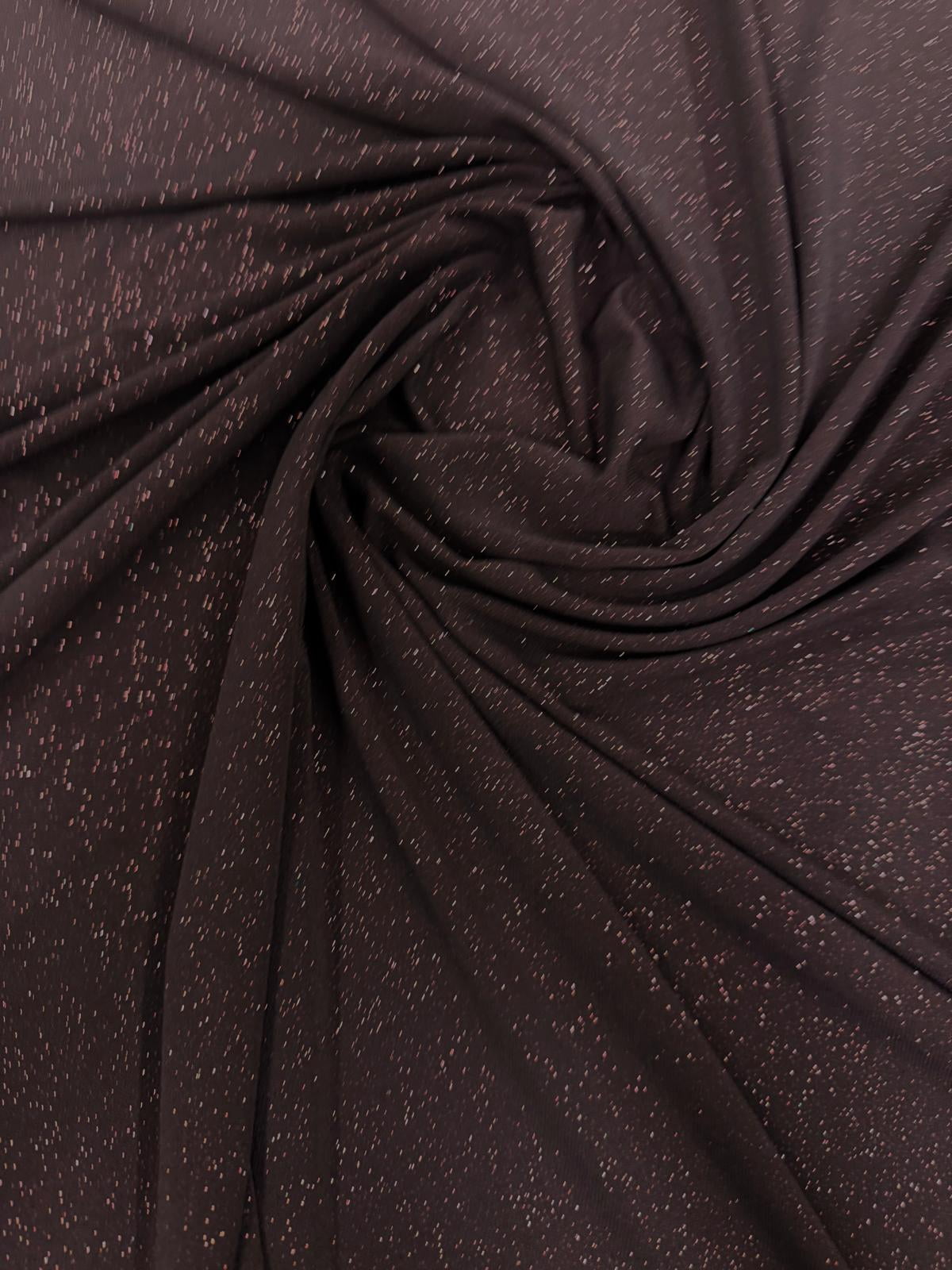 Sedona Designz Glitter ITY Fabric - 95% Polyester 5% Spandex | Sparkling Metallic Fabric for Crafting, Sewing, and DIY Projects | 58”/60” Width