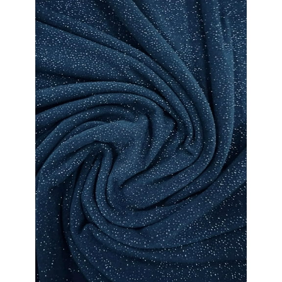 Sedona Designz Glitter ITY Fabric - 95% Polyester 5% Spandex | Sparkling Metallic Fabric for Crafting, Sewing, and DIY Projects | 58”/60” Width