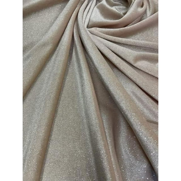 Sedona Designz Glitter Poly Spandex Velvet Fabric by The Yard – 60" Wide, 2-Way Stretch, Soft & Shimmery for Costumes, Dancewear & Special Occasions