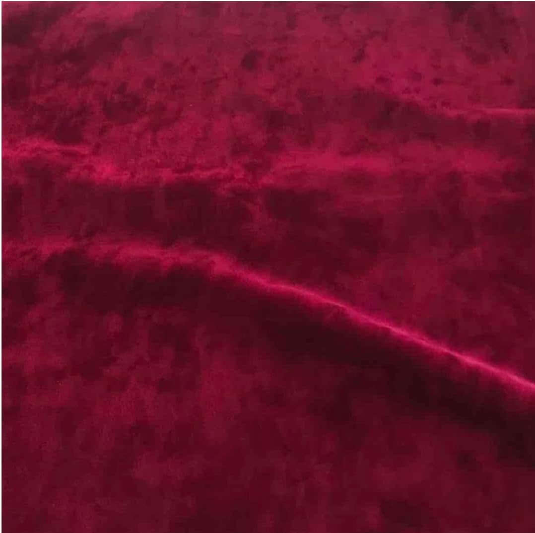Sedona Designz Ice Velvet Fabric by the Yard - Luxuriously Soft 92% Polyester 8% Spandex Blend - 58/60" Width - 240gsm Weight - 4-Way Stretch