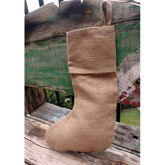 Sedona Designz, Inc. Pack of 6 - Natural Burlap Christmas Stocking 16 inch