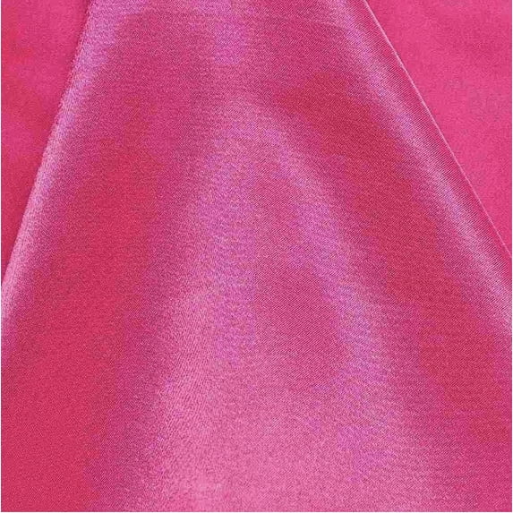 Sedona Designz, Inc. Premium Bridal Wedding Satin Charmeuse Fabric 60 in Wide Hot Pink