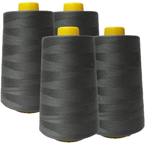 Sedona Designz, Inc. All Purpose Sewing Thread - 100% Polyester - 4 PACK of 6000 Yard Each Spools - for Sewing, Quilting, Serger Machines, Overlock, Merrow & Hand Embroidery.