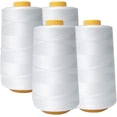 thumbnail image 1 of Sedona Designz, Inc. All Purpose Sewing Thread - 100% Polyester - 4 PACK of 6000 Yard Each Spools - for Sewing, Quilting, Serger Machines, Overlock, Merrow & Hand Embroidery., 1 of 1