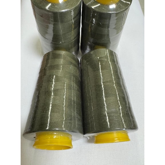 Sedona Designz, Inc. All Purpose Sewing Thread - 100% Polyester - 4 PACK of 6000 Yard Each Spools - for Sewing, Quilting, Serger Machines, Overlock, Merrow & Hand Embroidery.