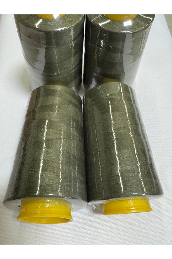 , Inc. All Purpose Sewing Thread - 100% Polyester - 4 PACK of 6000 Yard Each Spools - for Sewing, Quilting, Serger Machines, Overlock, Merrow & Hand Embroidery.