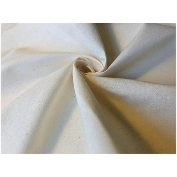 Sedona Designz Natural 100% Cotton Muslin Fabric – Unbleached Draping Textile by the Yard, 60 Inch Wide (10 Yards)