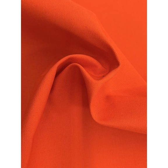 Sedona Designz Orange Cotton Duck Canvas 12oz - 62" Wide Fabric by The Yard - Heavy Duty, Durable for Upholstery, Crafts, and Home Décor