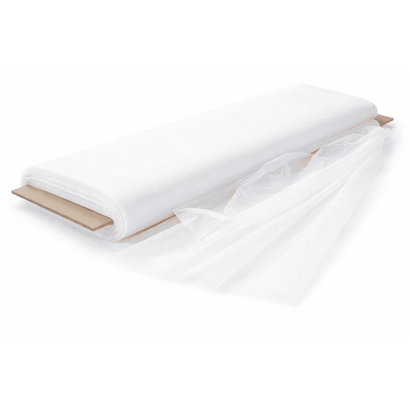 Sedona Designz Polyester Tulle Fabric Bolt 54 Inch Wide – 40 Yards Roll, Lightweight Sheer Tulle for Wedding Decorations, Tutus, Crafts, Party Decor, Bridal Veils & Event Backdrops