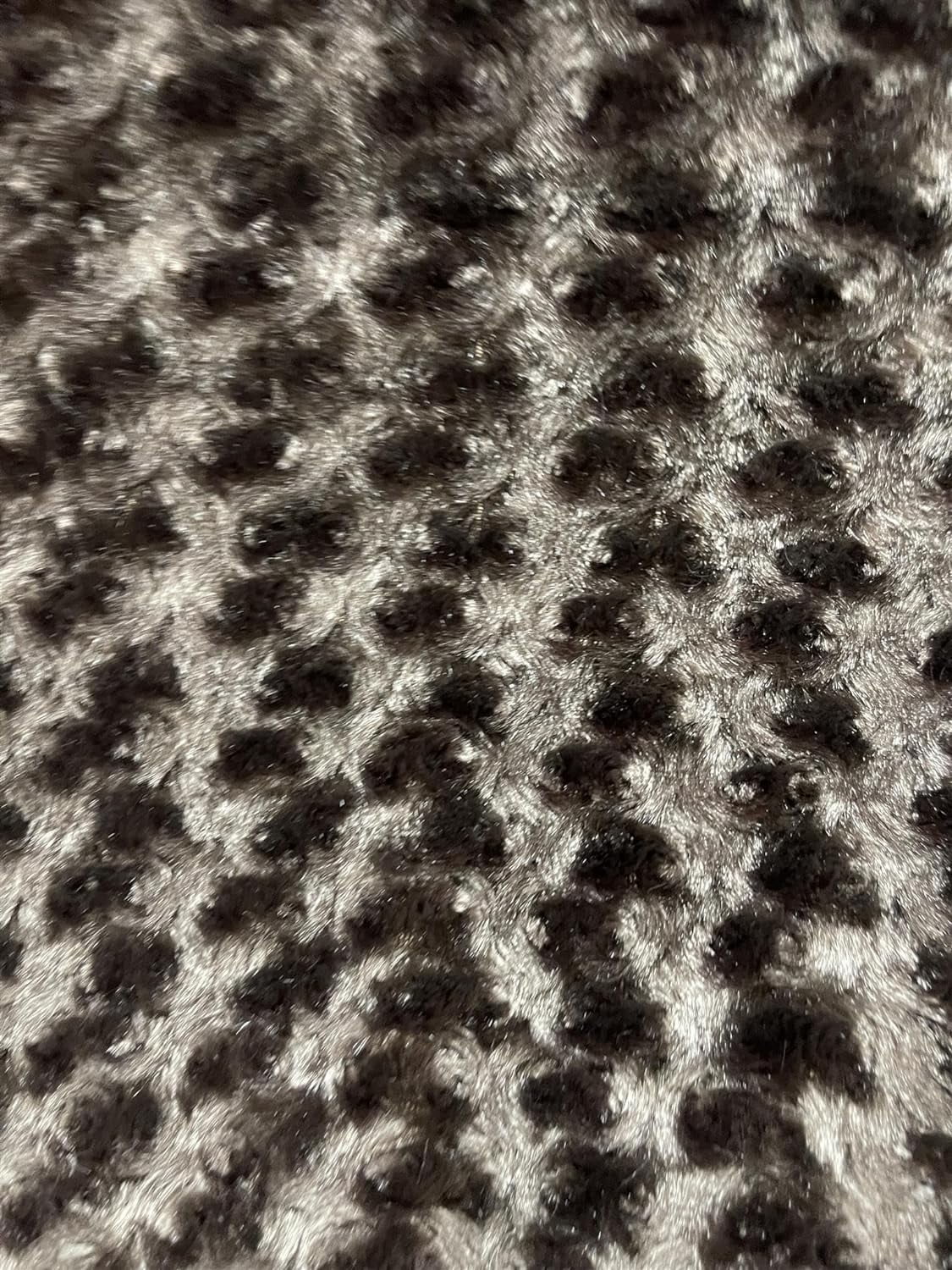 Sedona Designz Rose Faux Fur Fabric - Soft Plush Material, DIY Sewing Projects, Craft Supplies, Custom Blankets, Home Textiles
