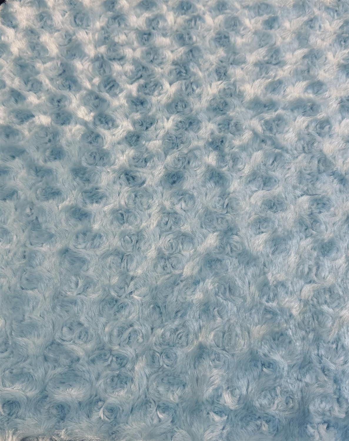 Sedona Designz Rose Faux Fur Fabric - Soft Plush Material, DIY Sewing Projects, Craft Supplies, Custom Blankets, Home Textiles