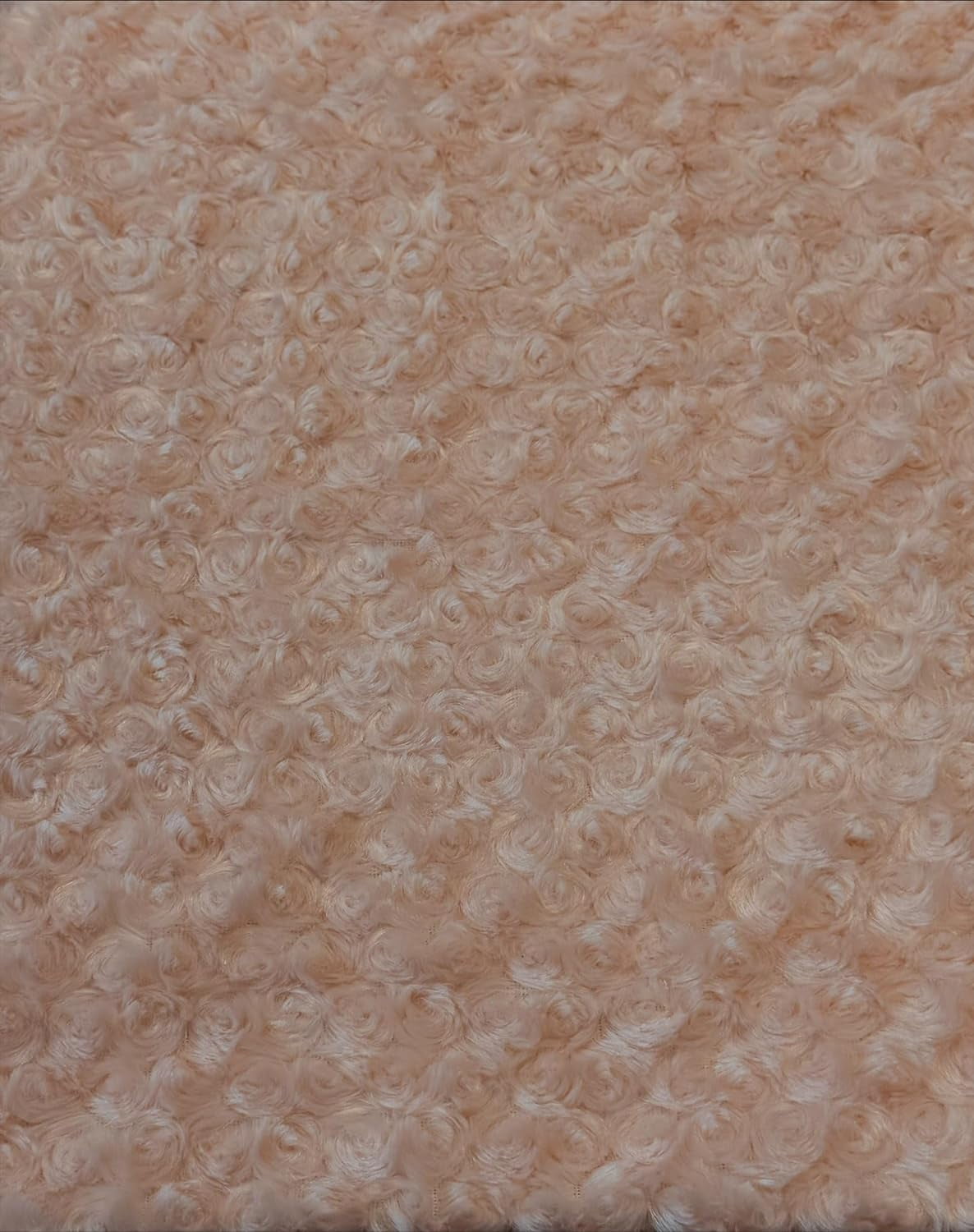 Sedona Designz Rose Faux Fur Fabric - Soft Plush Material, DIY Sewing Projects, Craft Supplies, Custom Blankets, Home Textiles