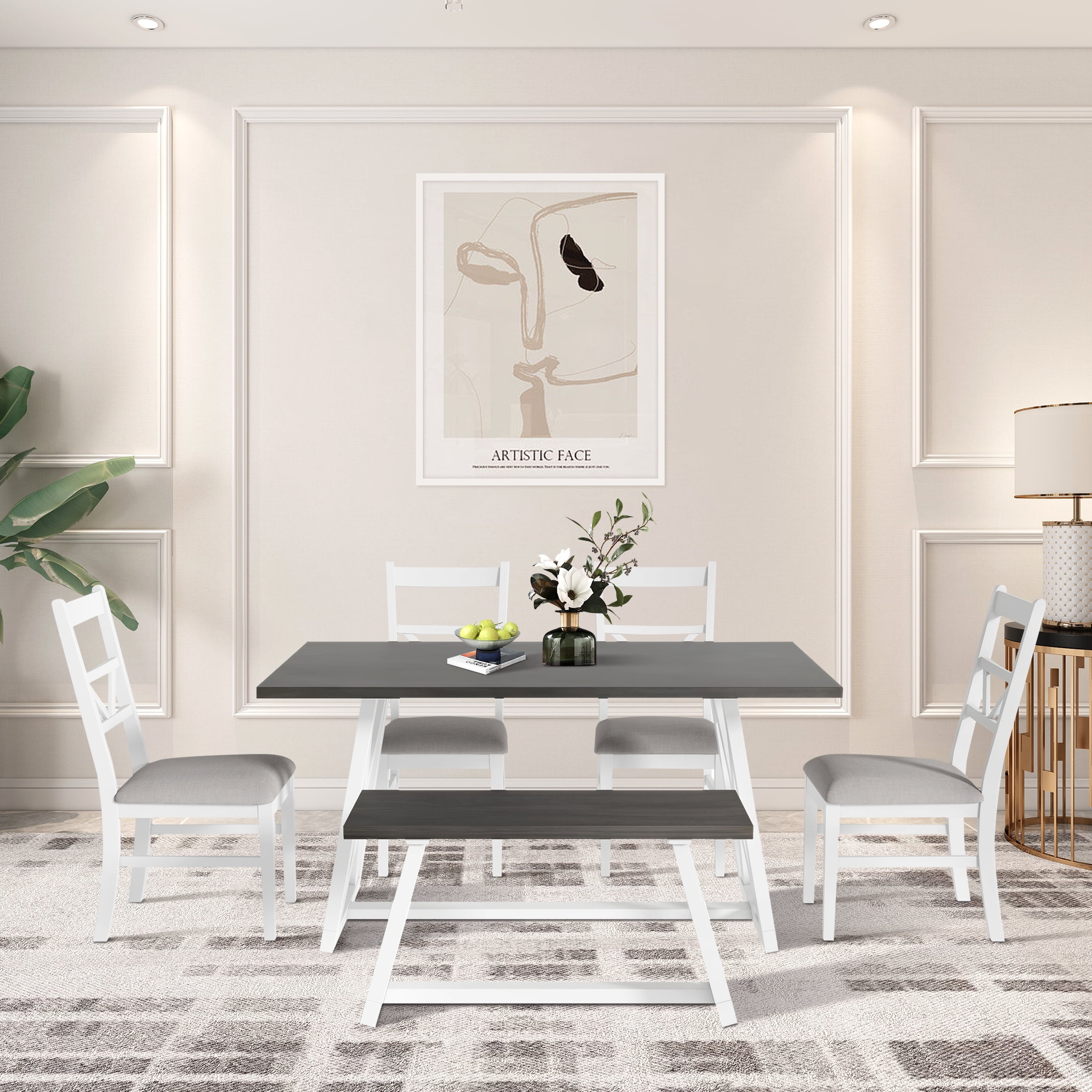 Furniture Village Gray Dining Table With Bench Furniture Village