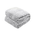 thumbnail image 1 of Sedona House Microfiber Flannel Twin Blanket, 60" x 80", Gray, 1 of 4