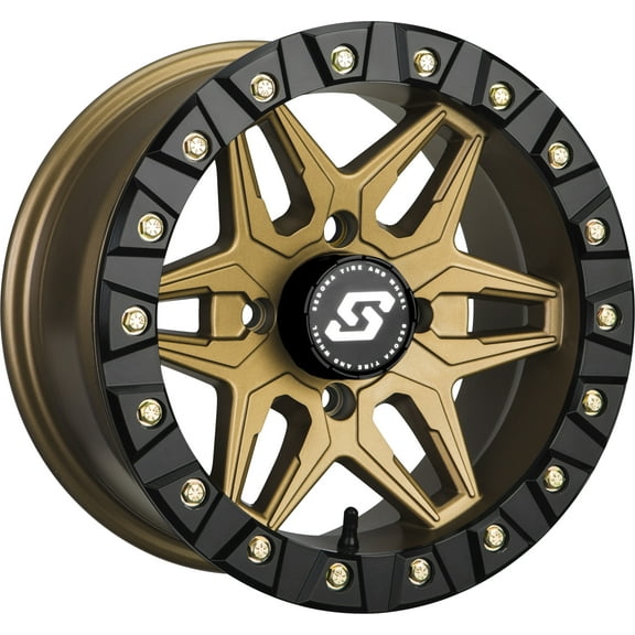 Sedona A72Bz-47037-52S Split Six Beadlock Wheel - 14X7-5+2 Offset - 4/137 12Mm Tapered - Bronze