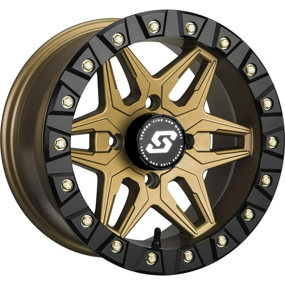 Sedona A72Bz-56056+38S Split Six Beadlock Wheel - 15X6-5+1 Offset - 4/156 12Mm Tapered - Bronze