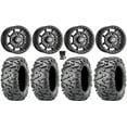 thumbnail image 1 of Sedona Rift 14" Wheels Black 27" BigHorn 2.0 Tires Kawasaki Mule Pro FXT, 1 of 5