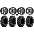 thumbnail image 1 of Sedona Rift 14" Wheels Black 27" Buck Snort Tires Sportsman 550 850 1000, 1 of 5