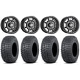 thumbnail image 1 of Sedona Rift 14" Wheels Black 27" Terra Hook Tires Can-Am Commander Maverick Renegade Outlander Defender, 1 of 4