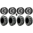 thumbnail image 1 of Sedona Rift 14" Wheels Black 28" Bogger Tires Sportsman RZR Ranger, 1 of 4