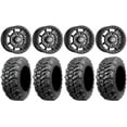 thumbnail image 1 of Sedona Rift 14" Wheels Black 28" Sniper 920 Tires Sportsman 550 850 1000, 1 of 4