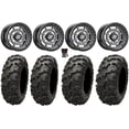 thumbnail image 1 of Sedona Rift 14" Wheels Grey 28" Blackwater Tires Kawasaki Mule Pro FXT, 1 of 4