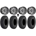 thumbnail image 1 of Sedona Rift 14" Wheels Grey 28" Warrior AT Tires Kawasaki Mule Pro FXT, 1 of 4