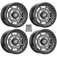 thumbnail image 1 of Sedona Rift 15x6 ATV Wheels Grey Sportsman RZR Ranger, 1 of 3