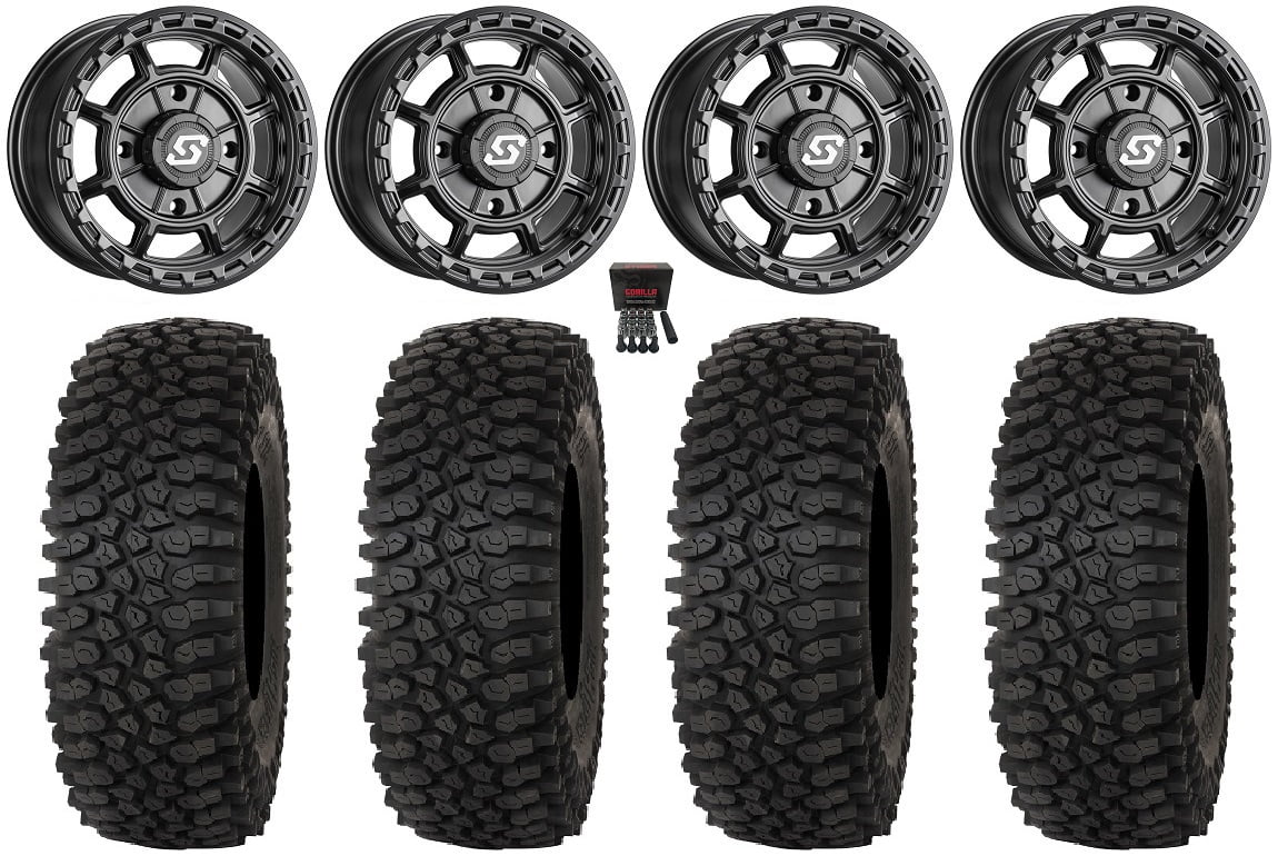 Sedona Rift 15x6 Wheels Black 32