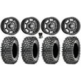 thumbnail image 1 of Sedona Rift 15x6 Wheels Black 32" Roxxzilla Tires Sportsman RZR Ranger, 1 of 4