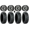 thumbnail image 1 of Sedona Rift 15x6 Wheels Black 32" Versa Cross V3 Tires Sportsman RZR Ranger, 1 of 4