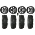 thumbnail image 1 of Sedona Rift 15x6 Wheels Black 35" RC500 Tires Sportsman RZR Ranger, 1 of 4