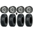 thumbnail image 1 of Sedona Rift 15x6 Wheels Grey 30" MT911 Tires Can-Am Maverick X3 / Honda Pioneer 1000 / Talon, 1 of 4