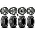 thumbnail image 1 of Sedona Rift 15x6 Wheels Grey 30" Predator Tires Kawasaki Mule Pro FXT, 1 of 4