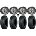 thumbnail image 1 of Sedona Rift 15x6 Wheels Grey 30" Tenacity XNR (8ply) Tires Can-Am Commander Maverick Renegade Outlander Defender, 1 of 4