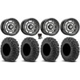 thumbnail image 1 of Sedona Rift 15x6 Wheels Grey 32" MotoVator Tires Kawasaki Mule Pro FXT, 1 of 4