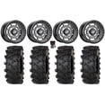 thumbnail image 1 of Sedona Rift 15x6 Wheels Grey 33" Outlaw M/T Tires Kawasaki Mule Pro FXT, 1 of 4
