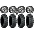 thumbnail image 1 of Sedona Rift 15x6 Wheels Grey 33" Versa Cross V3 Tires Kawasaki Mule Pro FXT, 1 of 4