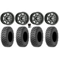 thumbnail image 1 of Sedona Rift 15x7 Wheels Black 32" Alpha Tires Sportsman RZR Ranger, 1 of 4