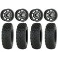 thumbnail image 1 of Sedona Rift 15x7 Wheels Black 32" Chicane DS Tires Sportsman RZR Ranger, 1 of 4