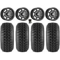 thumbnail image 1 of Sedona Rift 15x7 Wheels Black 32" Desert Series Tires Sportsman RZR Ranger, 1 of 4