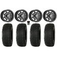 thumbnail image 1 of Sedona Rift 15x7 Wheels Black 32" Roctane STX Tires Sportsman RZR Ranger, 1 of 4