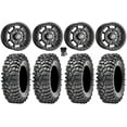 thumbnail image 1 of Sedona Rift 15x7 Wheels Black 32" Roxxzilla 396 Tires Can-Am Commander Maverick Renegade Outlander Defender, 1 of 4
