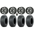 thumbnail image 1 of Sedona Rift 15x7 Wheels Black 32" Terra Hook Tires Sportsman RZR Ranger, 1 of 4