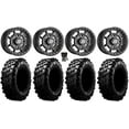 thumbnail image 1 of Sedona Rift 15x7 Wheels Black 33" Carnivore Tires Sportsman RZR Ranger, 1 of 4