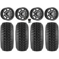 thumbnail image 1 of Sedona Rift 15x7 Wheels Black 33" Desert Series Tires Sportsman RZR Ranger, 1 of 4